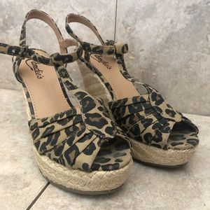 Candies Wedge with Peep toe size  7M